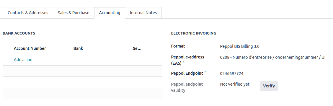 Select an EDI format for a specific customer