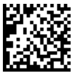 2D matrix of GS1 barcode of 50 fuji apples with an assigned lot number.