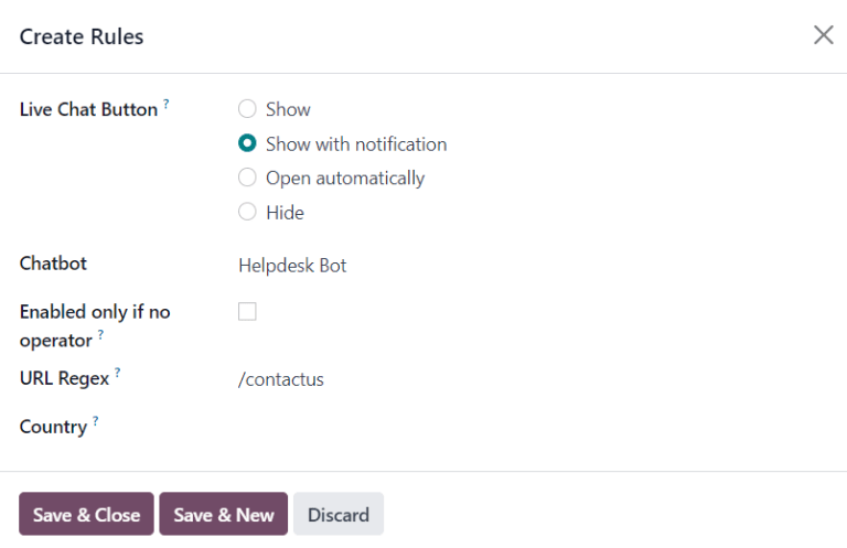 View of the Kanban cards for the available Live Chat channels.