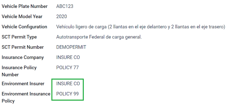 Pristatymo vadovas, aplinkos draudikas, būtini laukai.