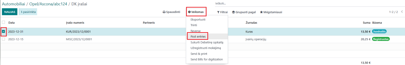 Integracija su kitais moduliais